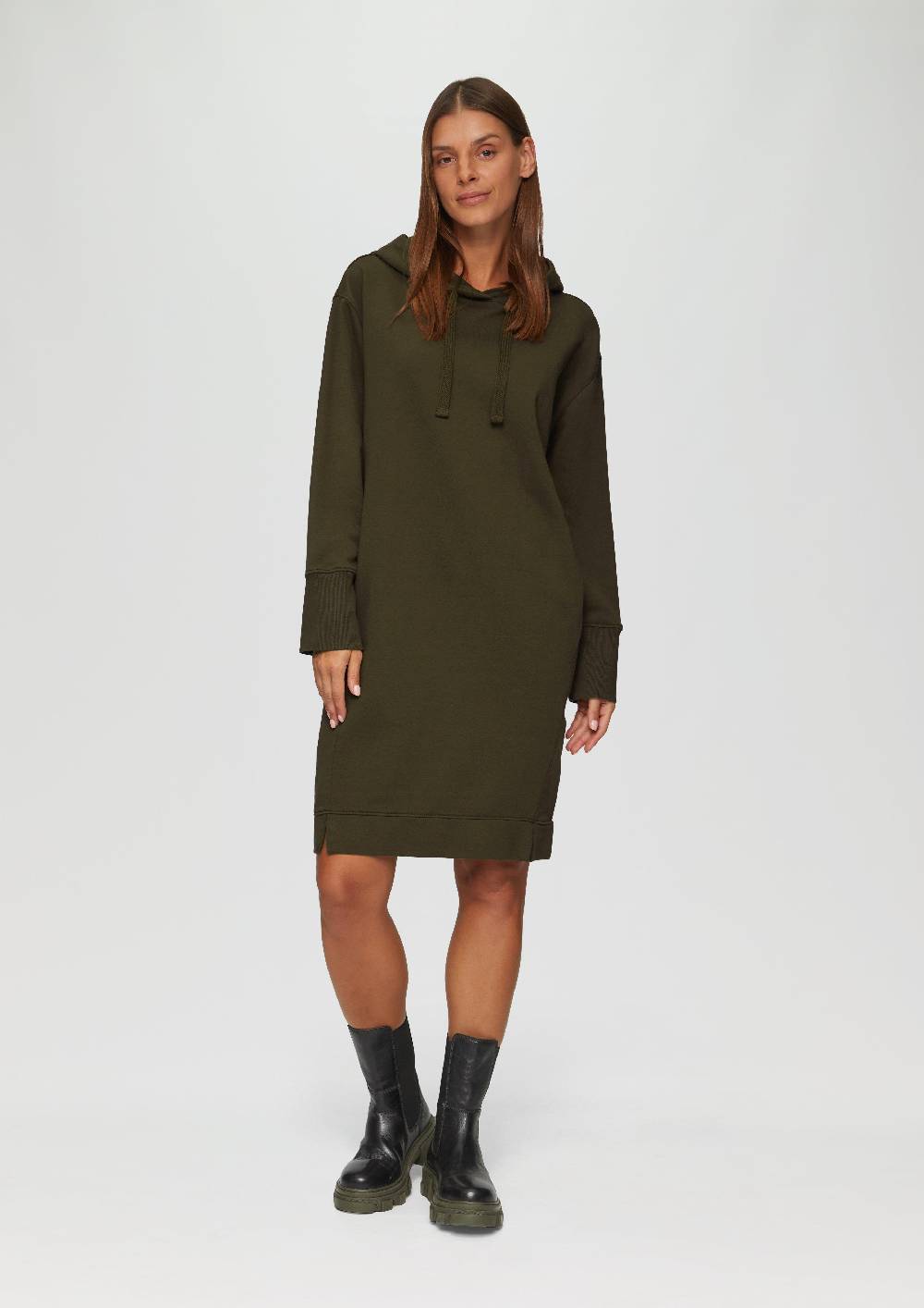 s.Oliver Sweatkleid mit Eingrifftaschen und vorgesetzter Seitennaht Tägliche Deals