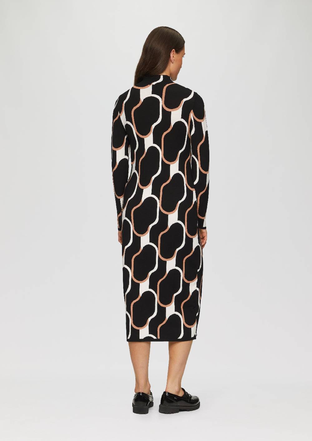 s.Oliver Strick-Kleid mit Stehkragen Riesige Ersparnisse