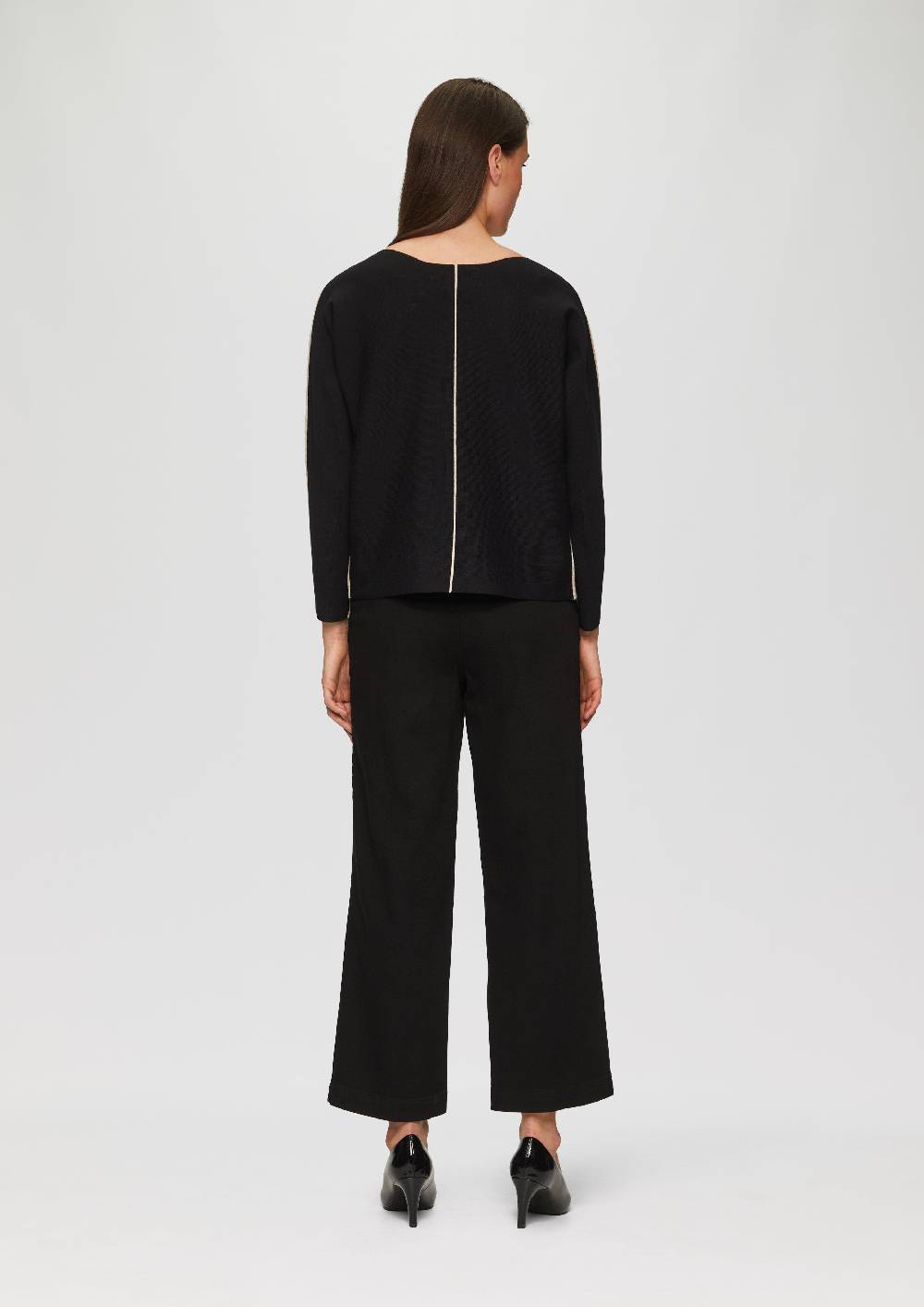 s.Oliver Modischer Strickpullover mit Fledermausärmel Tiefpreis