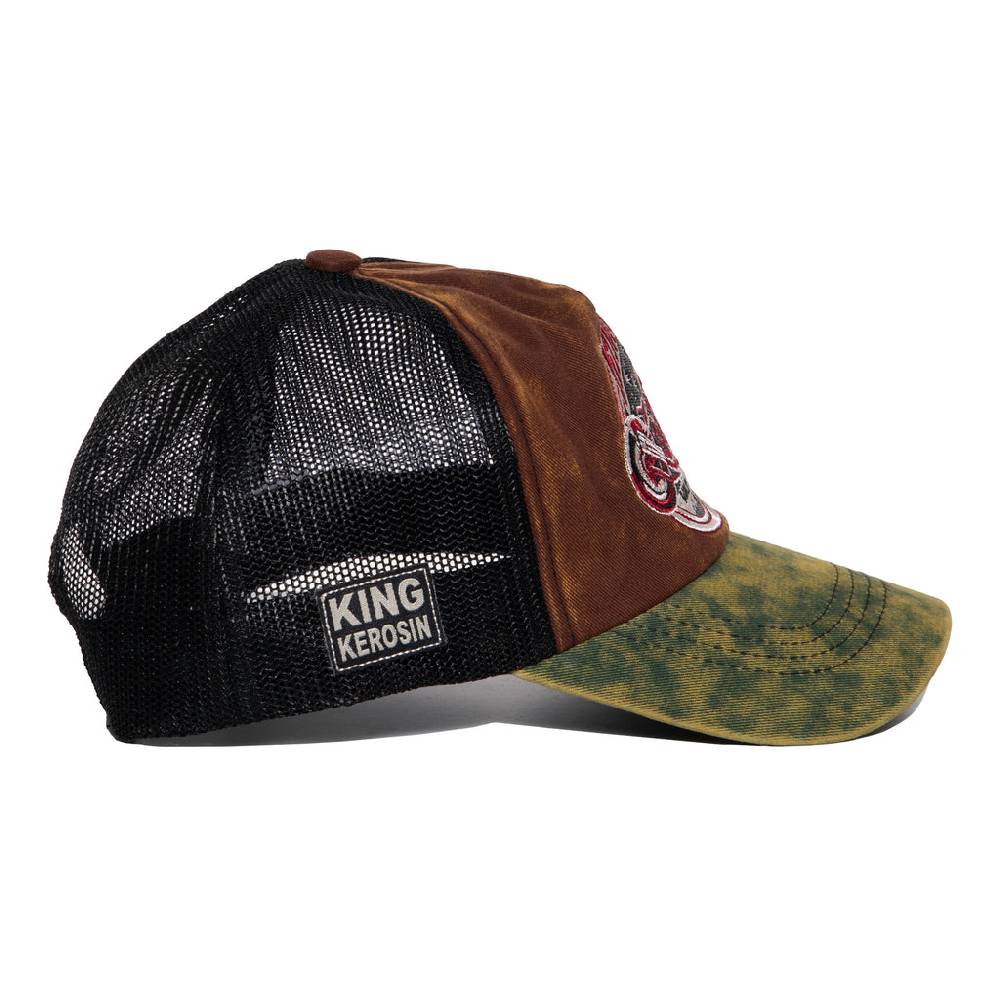 Queen Kerosin Trucker Cap «Bobber Garage» Outlet
