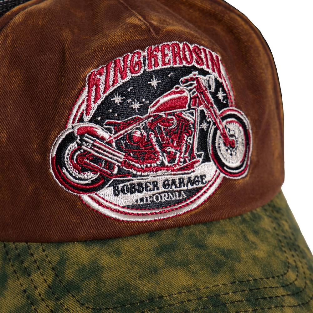 Queen Kerosin Trucker Cap «Bobber Garage» Outlet
