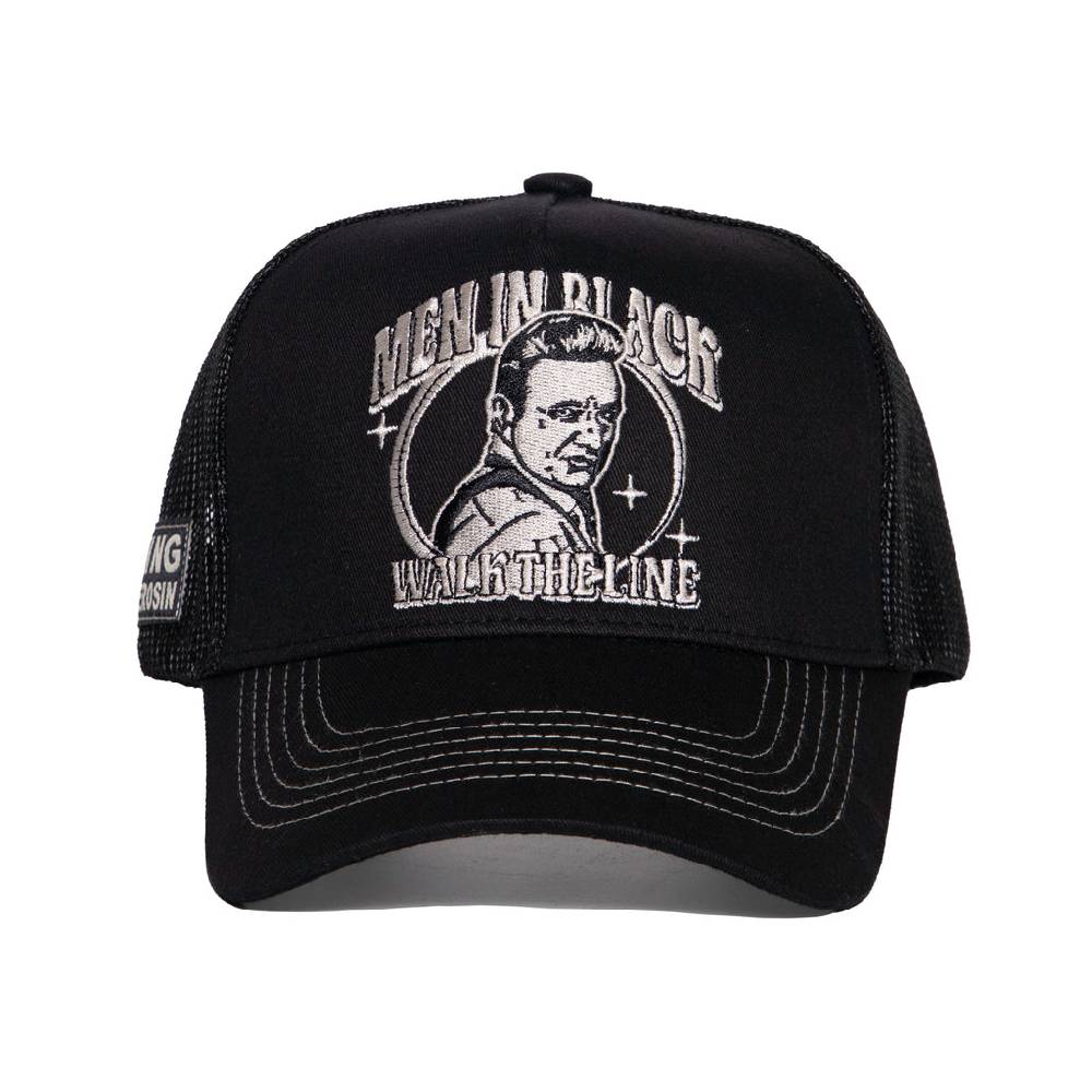 Queen Kerosin Trucker Cap «Man in Black» Schlussverkauf
