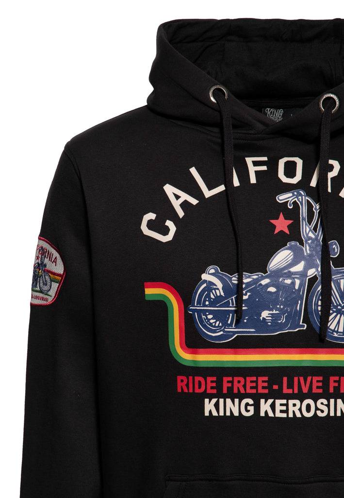 Queen Kerosin Hoodie «California» Meist gekauft