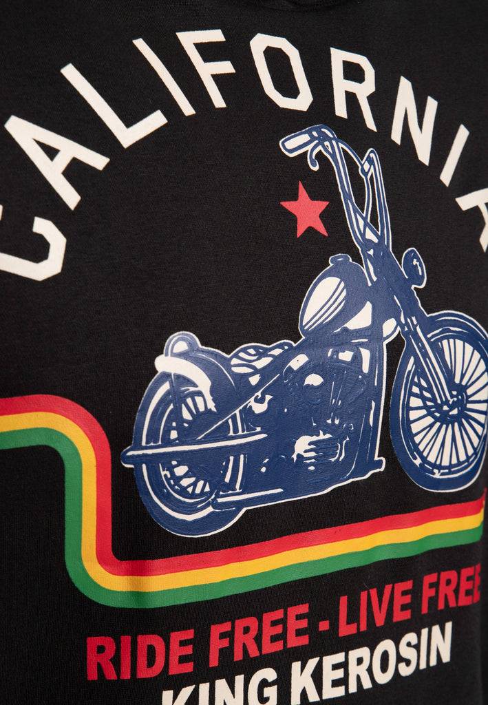 Queen Kerosin Hoodie «California» Meist gekauft