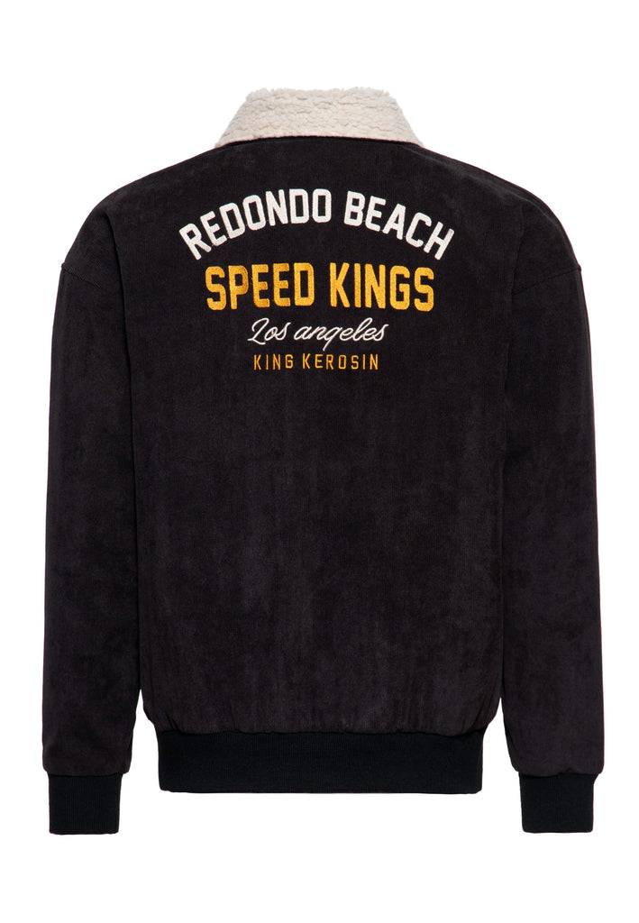 Queen Kerosin Cordjacke «Speed Kings» Kostenloser Versand