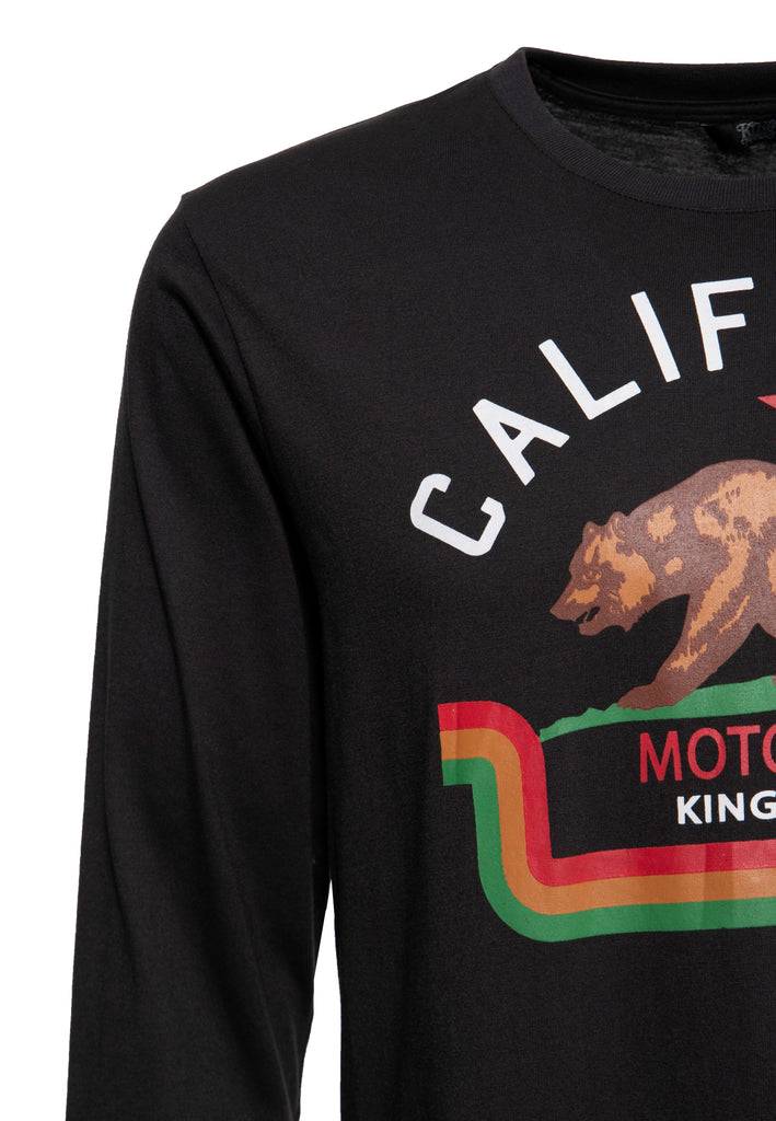 Queen Kerosin Langarmshirt «California» Limitierter Zeitrabatt