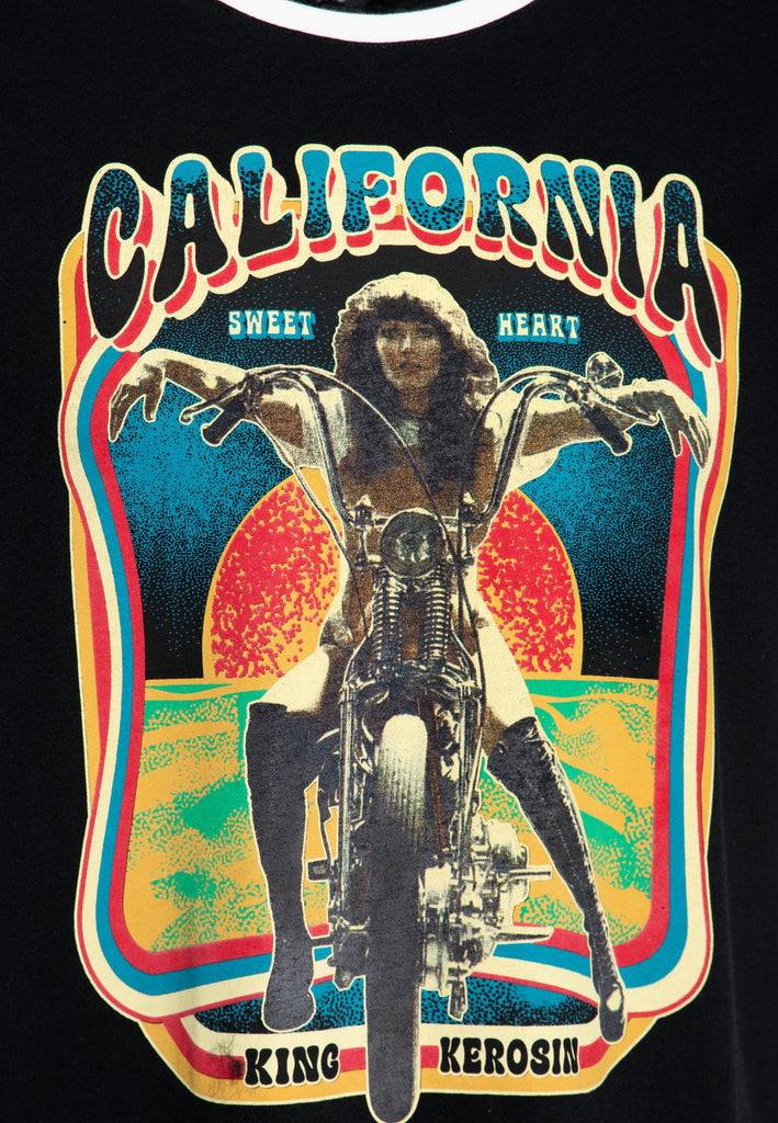Queen Kerosin T-Shirt «Sweet Heart» Weihnachtsangebot