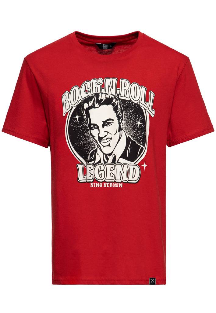 Queen Kerosin T-Shirt «Rock 'n' Roll Legend» Lagerräumung