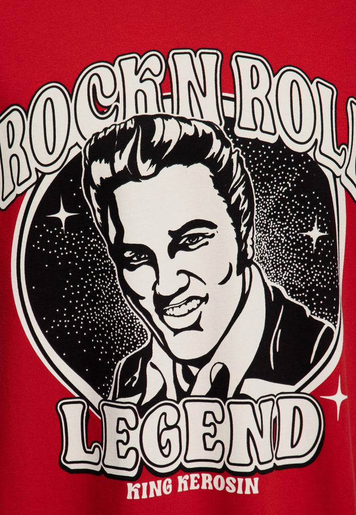 Queen Kerosin T-Shirt «Rock 'n' Roll Legend» Lagerräumung