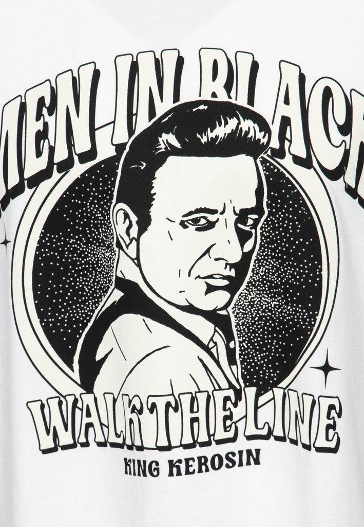 Queen Kerosin T-Shirt «Man in Black» Top Angebot