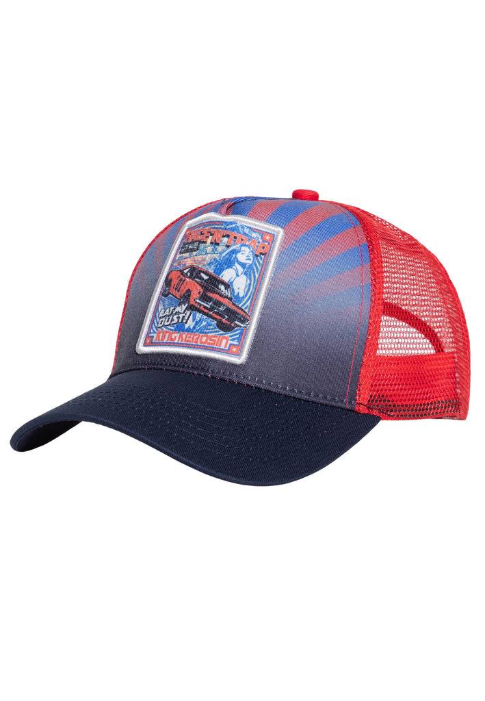 Queen Kerosin Trucker Cap «Race'N'Trap» Große Rabatte