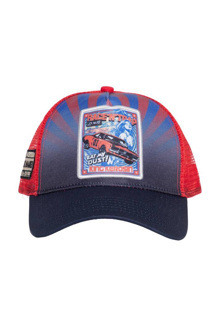 Queen Kerosin Trucker Cap «Race'N'Trap» Große Rabatte