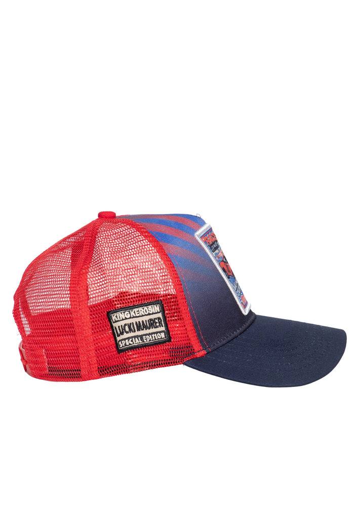 Queen Kerosin Trucker Cap «Race'N'Trap» Große Rabatte