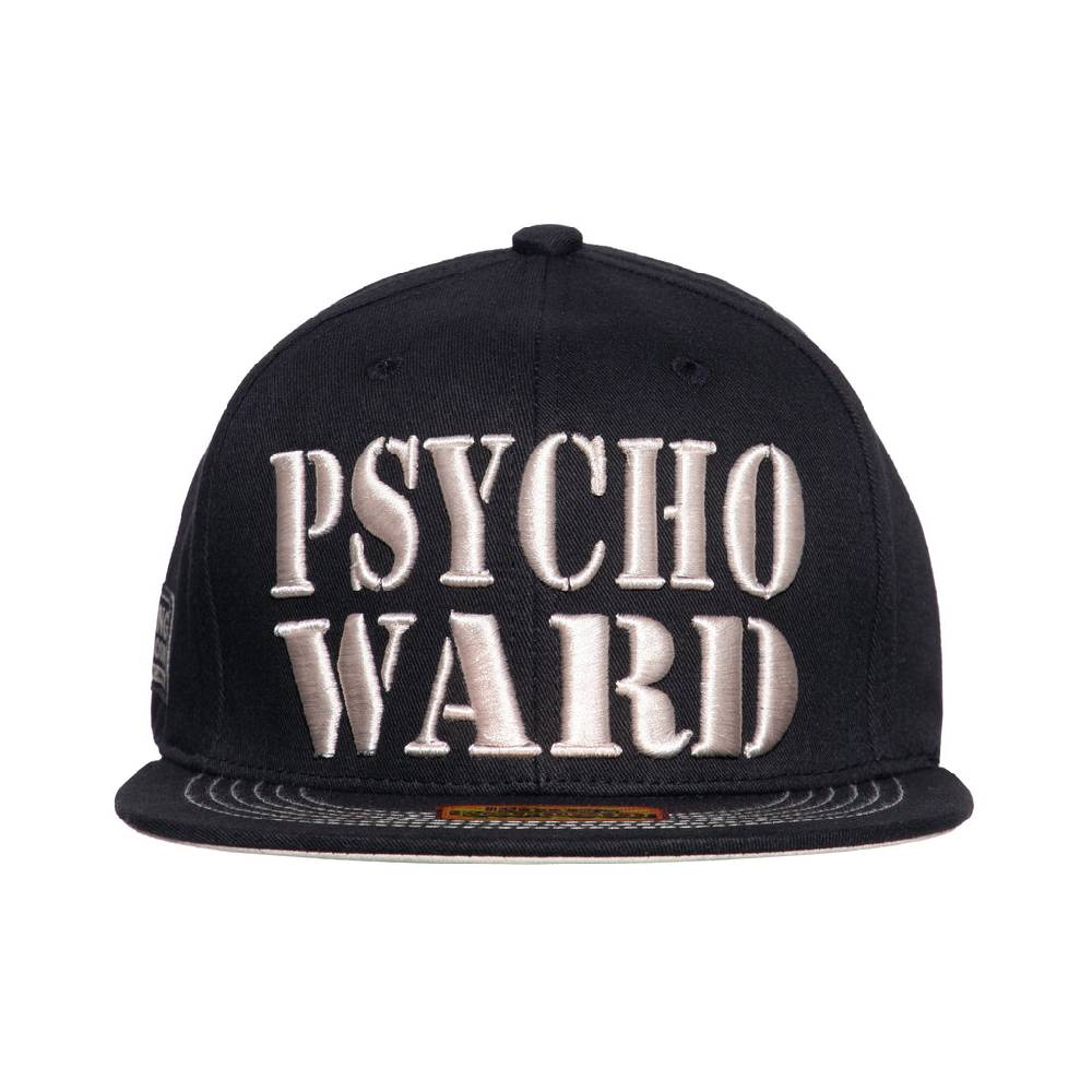 Queen Kerosin Flat Brim Cap «Psycho Ward» Saisonale Angebote