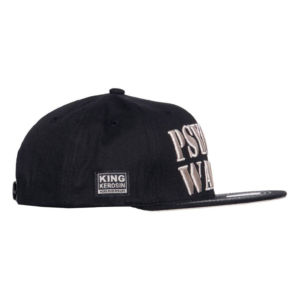 Queen Kerosin Flat Brim Cap «Psycho Ward» Saisonale Angebote