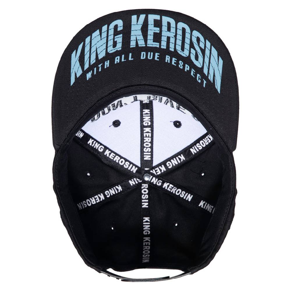 Queen Kerosin Flat Brim Cap «Don't Give A Fuck» Räumungsverkauf