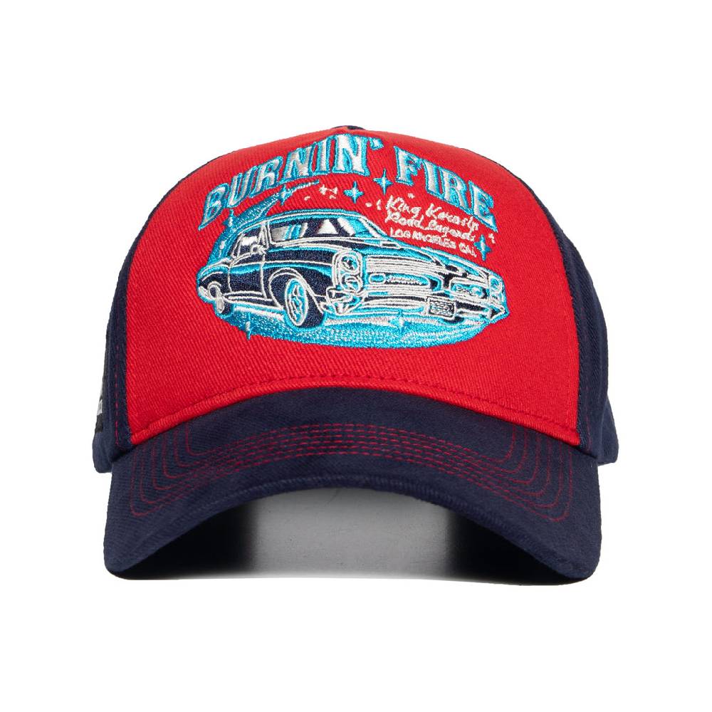 Queen Kerosin Baseball Cap «Burnin' Fire» Bis zu 50% Rabatt