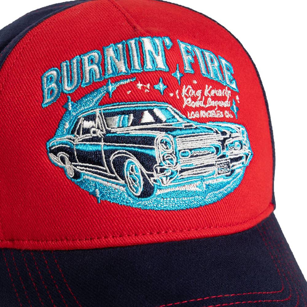 Queen Kerosin Baseball Cap «Burnin' Fire» Bis zu 50% Rabatt