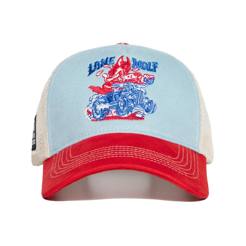 Queen Kerosin Trucker Cap «Lone Wolf» Bis zu 65% Rabatt