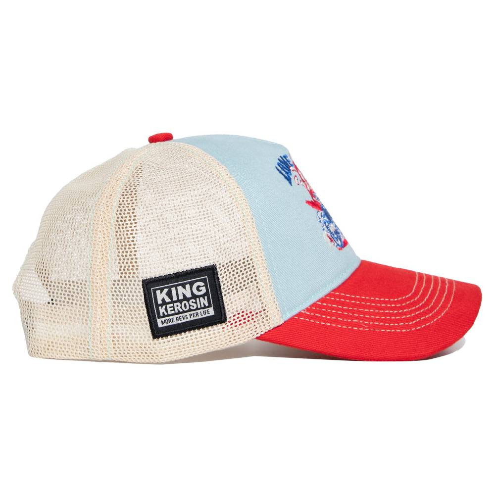Queen Kerosin Trucker Cap «Lone Wolf» Bis zu 65% Rabatt