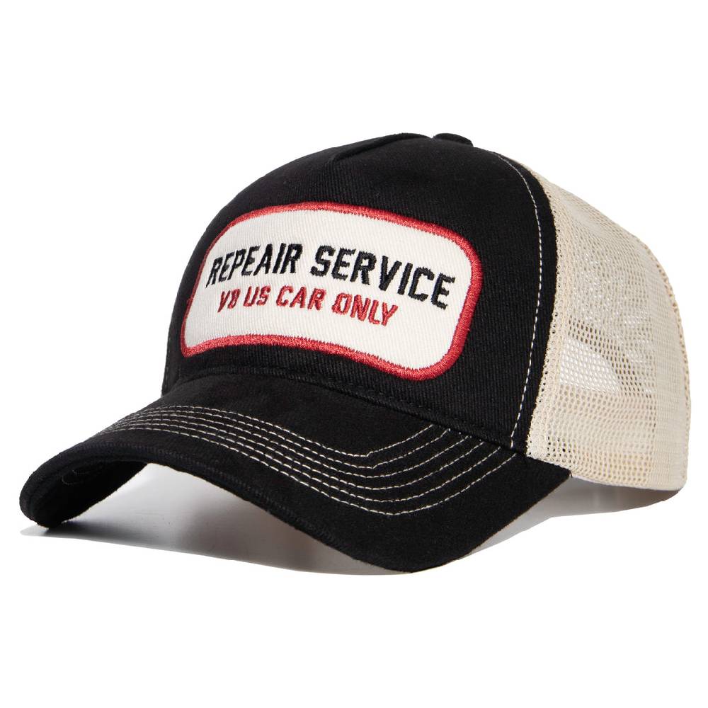 Queen Kerosin Trucker Cap «Repair Service» Sonderangebot der Fabrik
