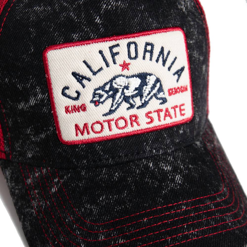 Queen Kerosin Trucker Cap «California» Bis zu 55% Rabatt