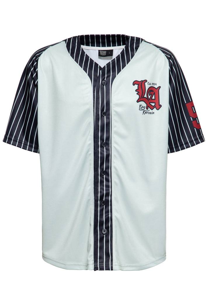 Queen Kerosin Baseballhemd «Street Cats» Super Rabatt