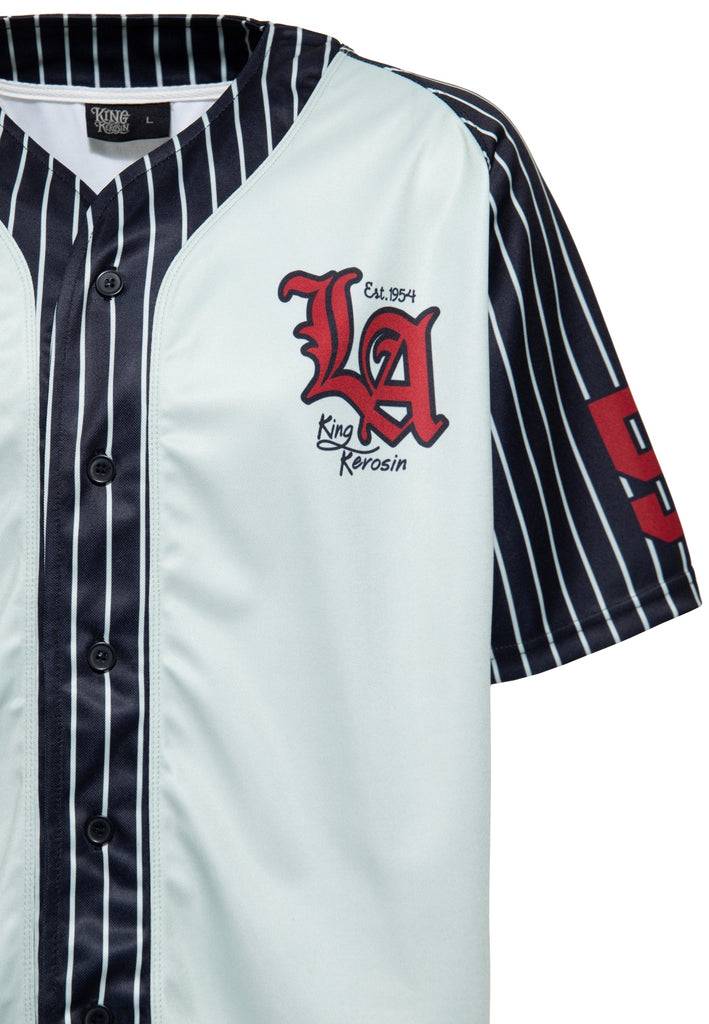 Queen Kerosin Baseballhemd «Street Cats» Super Rabatt
