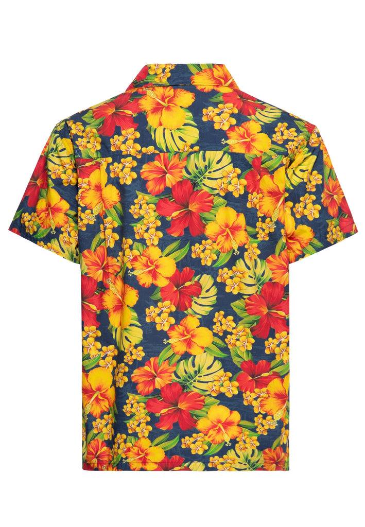 Queen Kerosin Hawaiihemd «Hibiscus Dream» Riesige Rabatte