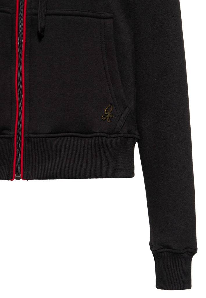 Queen Kerosin Kapuzensweatjacke «Fast & Curvy» Im Verkauf