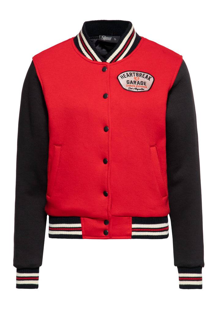 Queen Kerosin College Jacke «Heartbreak Garage» Verkauf