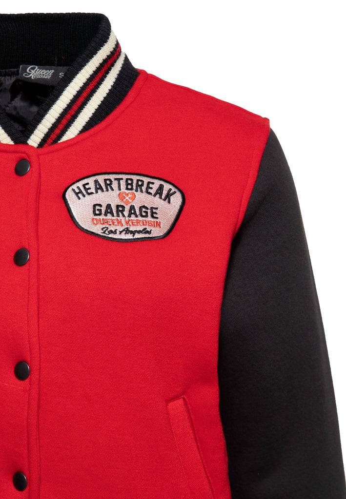 Queen Kerosin College Jacke «Heartbreak Garage» Verkauf