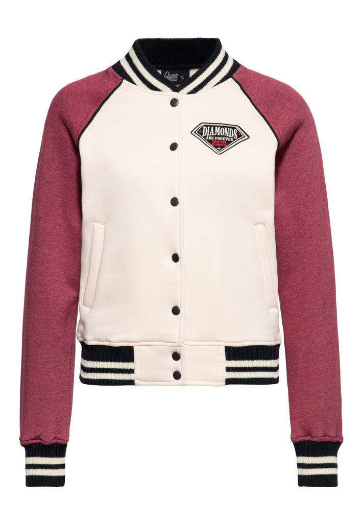 Queen Kerosin College Jacke «Diamonds» Angebote