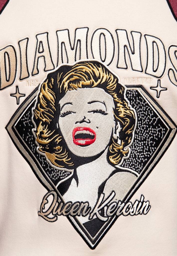 Queen Kerosin College Jacke «Diamonds» Angebote