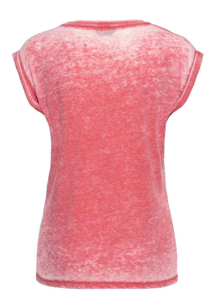 Queen Kerosin Enzym Wash T-Shirt «Super Cutie» Fabrikverkauf