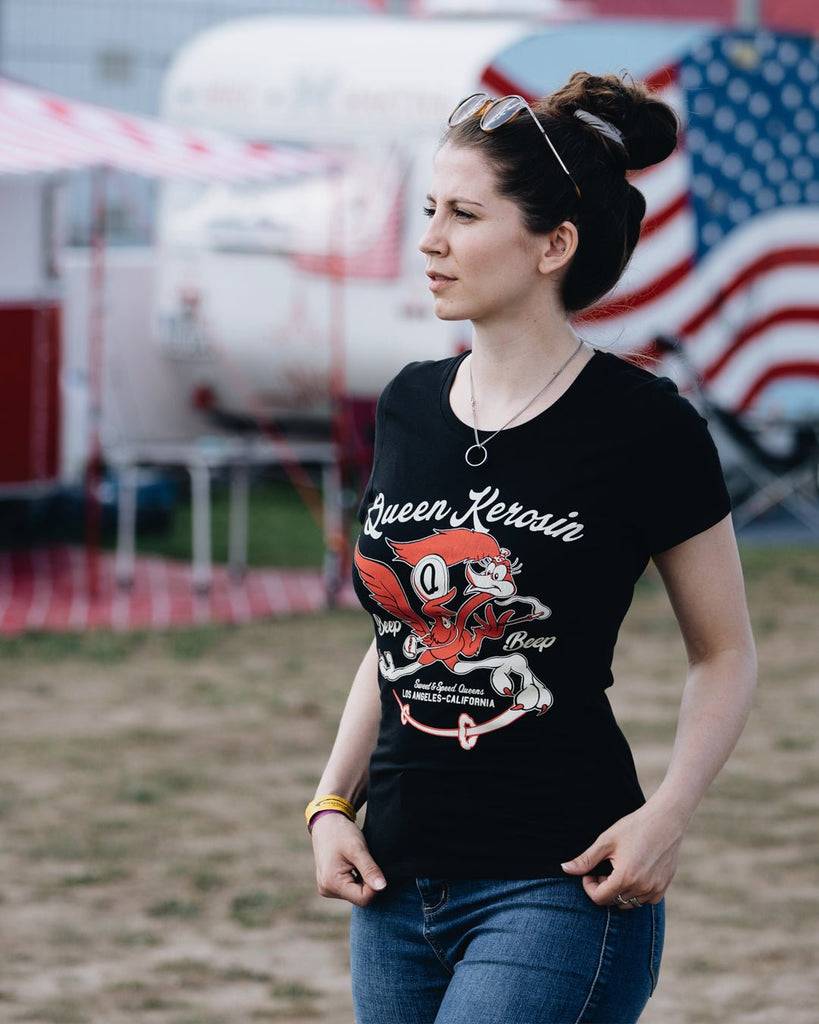 Queen Kerosin T-Shirt «Beep Beep» Großer Ausverkauf