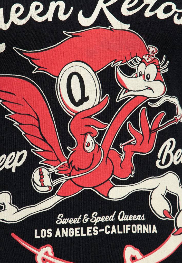 Queen Kerosin T-Shirt «Beep Beep» Großer Ausverkauf