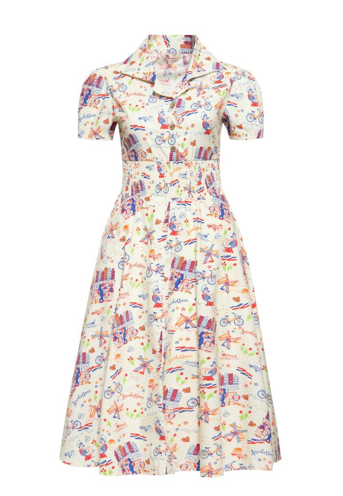 Queen Kerosin Swingkleid «Amsterdam» Saisonschlussverkauf