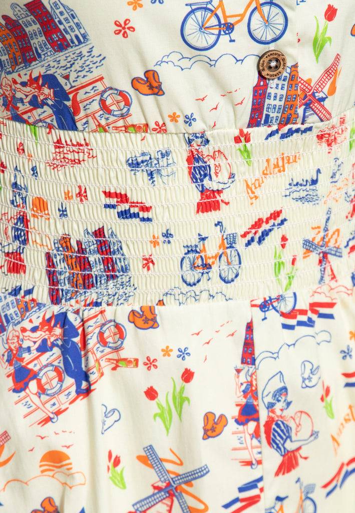 Queen Kerosin Swingkleid «Amsterdam» Saisonschlussverkauf