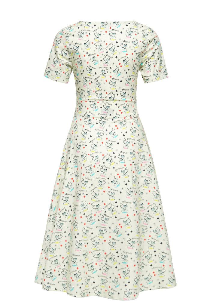 Queen Kerosin Swingkleid «Retro Cats» Weihnachtsangebot