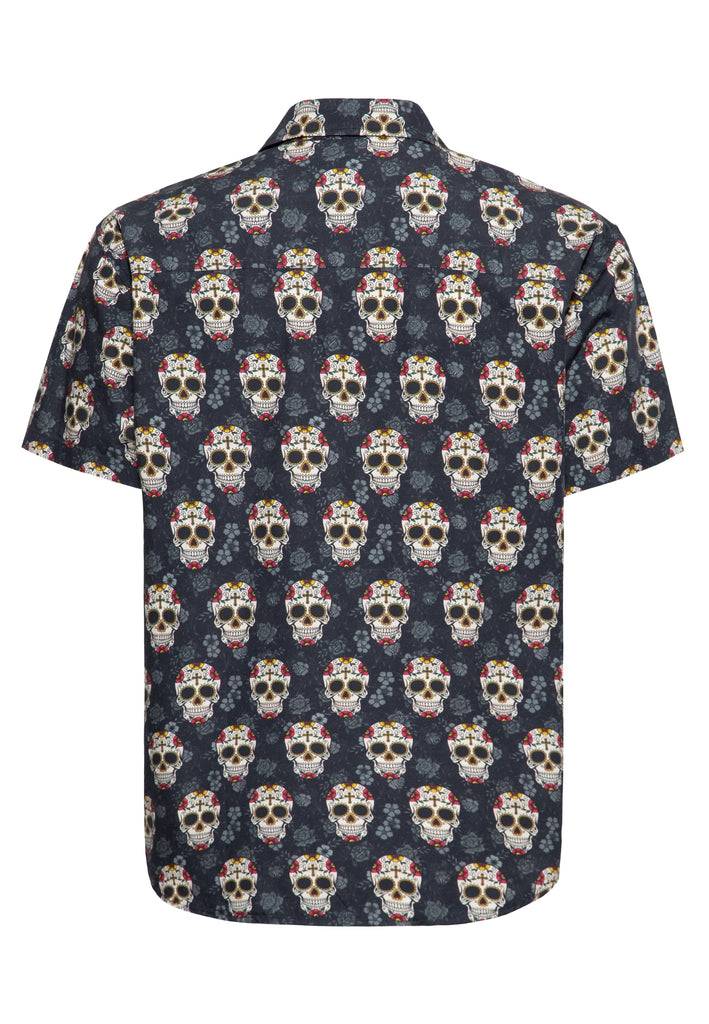 Queen Kerosin Hemd «Calavera» Lagerräumung