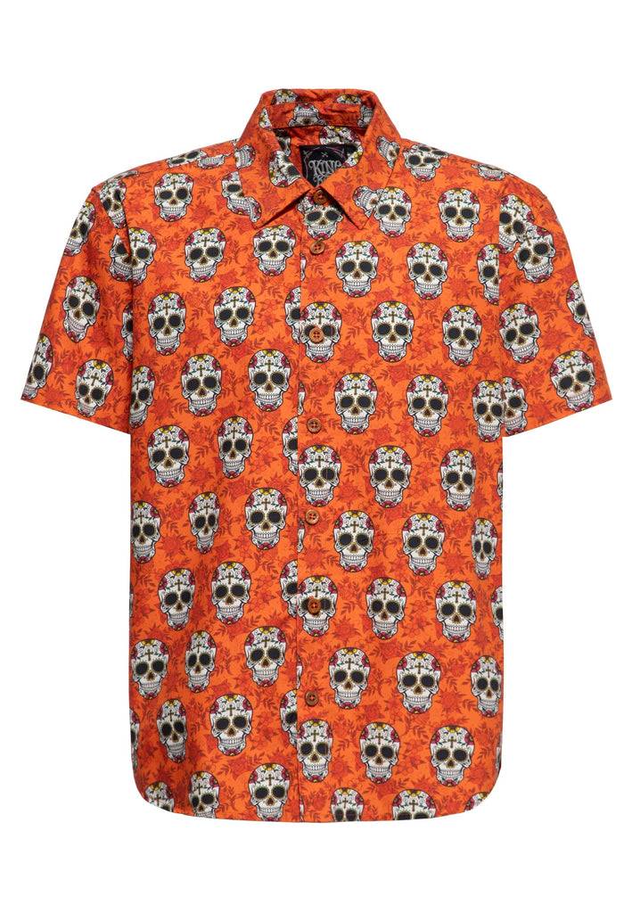 Queen Kerosin Hemd «Calavera» Lagerräumung