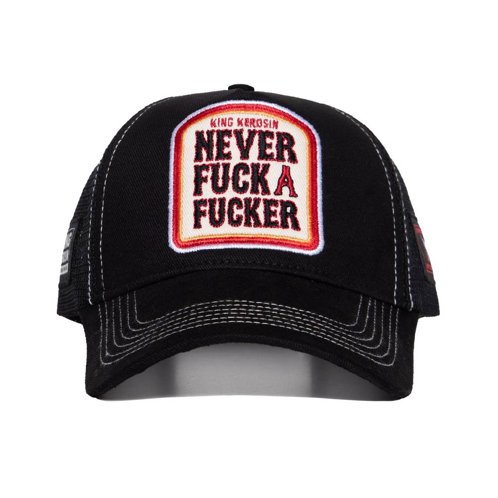Queen Kerosin Trucker Cap «Never Fuck A Fucker» Lucki Maurer Edition Online Outlet