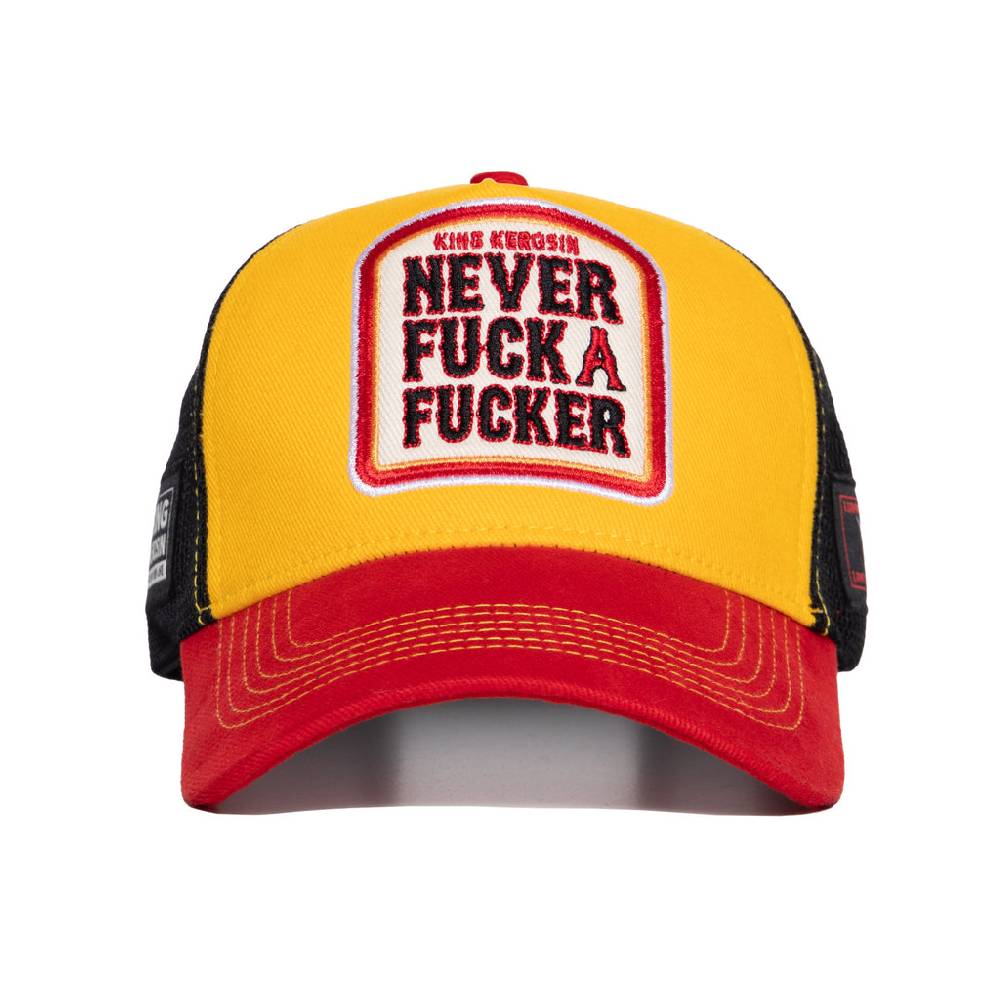 Queen Kerosin Trucker Cap «Never Fuck A Fucker» Lucki Maurer Edition Zeitlich begrenztes Angebot