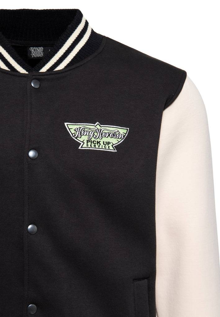 Queen Kerosin College Jacke «Pick-Up Service» Tiefpreis