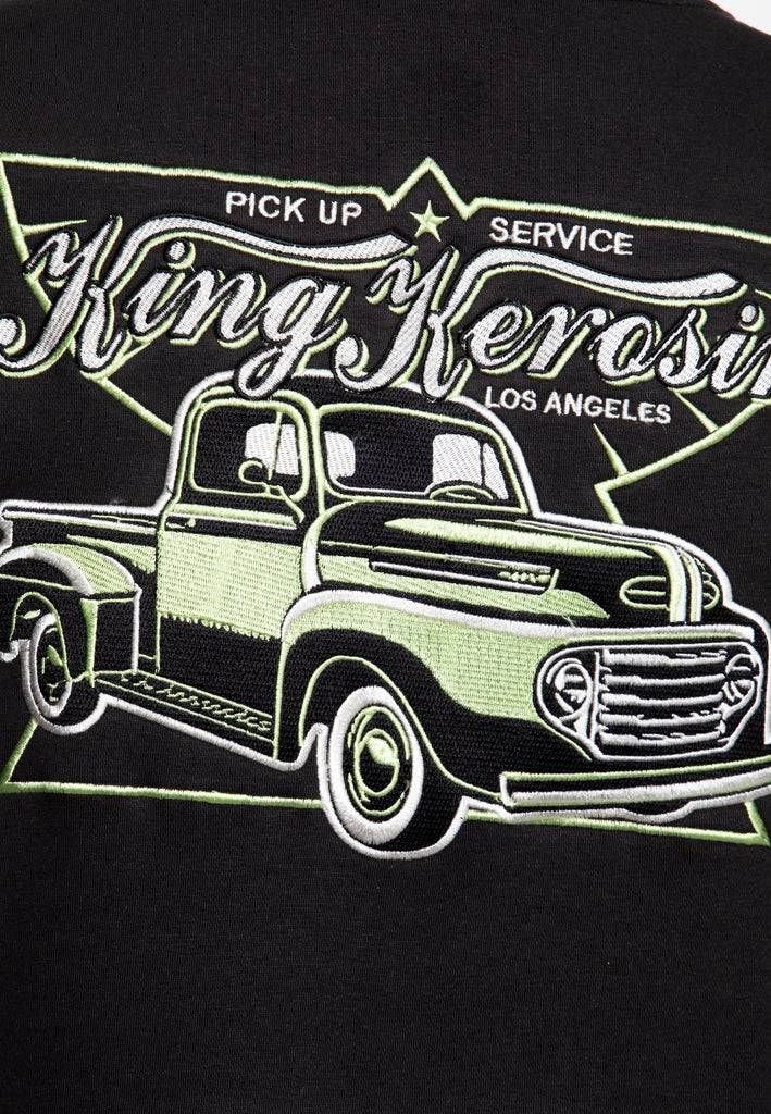 Queen Kerosin College Jacke «Pick-Up Service» Tiefpreis