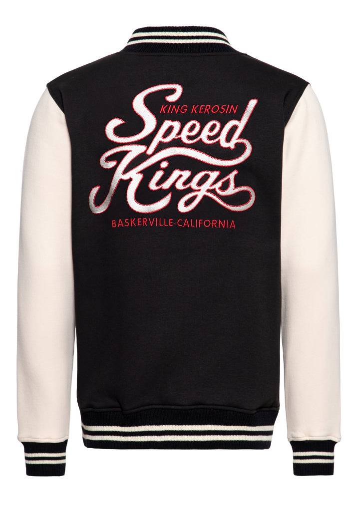 Queen Kerosin College Jacke «Speed Kings» Super Sparpreis