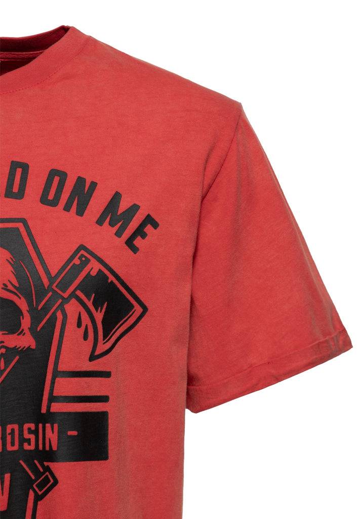 Queen Kerosin Acid-Washed T-Shirt «Don't Tread On Me» Vierteljährliche Förderung