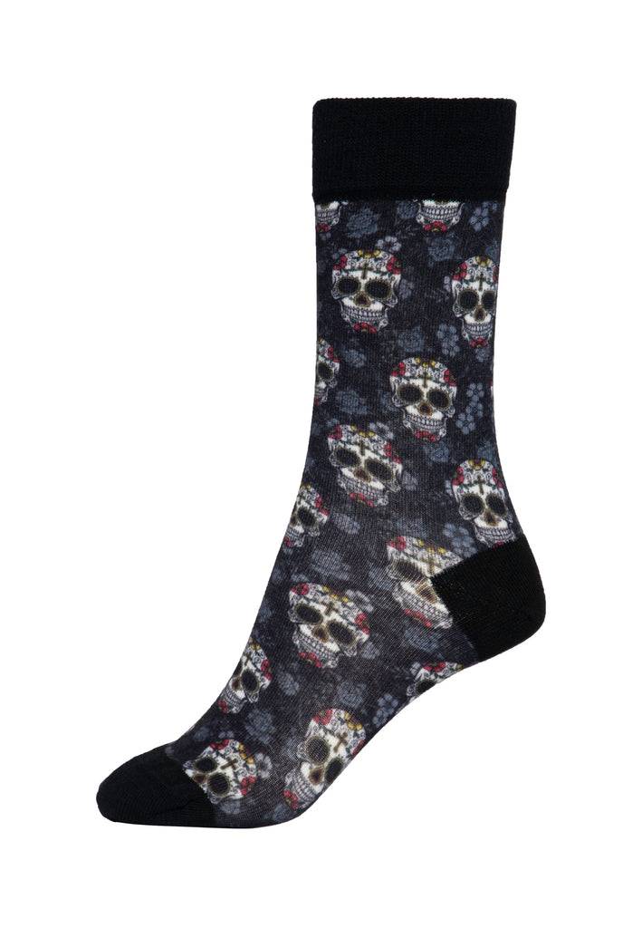 Queen Kerosin Socken «Sugar Skull» Fabrik Onlineshop
