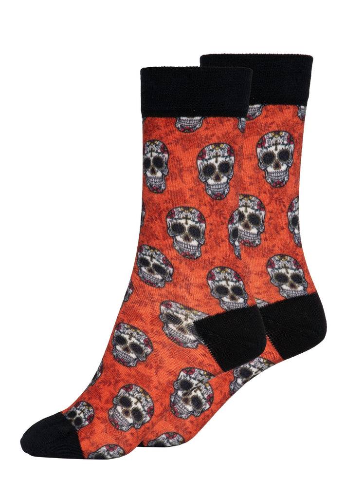 Queen Kerosin Socken «Sugar Skull» Fabrik Onlineshop